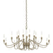 Lisse 20 Arm Chandelier in Soft Gold - 192043-SKT-84 by Hubbardton Forge