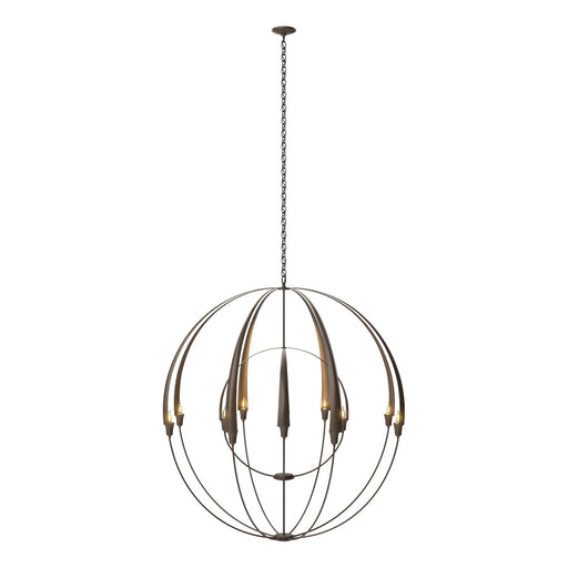 Double Cirque Large Scale Chandelier in Bronze - 194248-SKT-05 by Hubbardton Forge