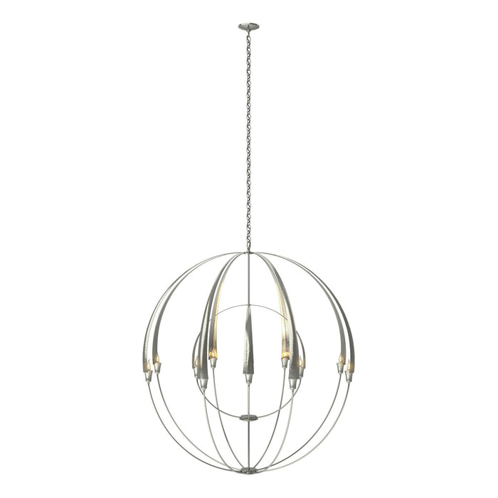 Double Cirque Large Scale Chandelier in Sterling - 194248-SKT-85 by Hubbardton Forge