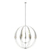 Double Cirque Large Scale Chandelier in Sterling - 194248-SKT-85 by Hubbardton Forge