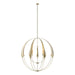 Double Cirque Large Scale Chandelier in Modern Brass - 194248-SKT-86 by Hubbardton Forge