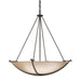 Compass Large Scale Pendant in Dark Smoke - 194531-SKT-07-SS0170 by Hubbardton Forge