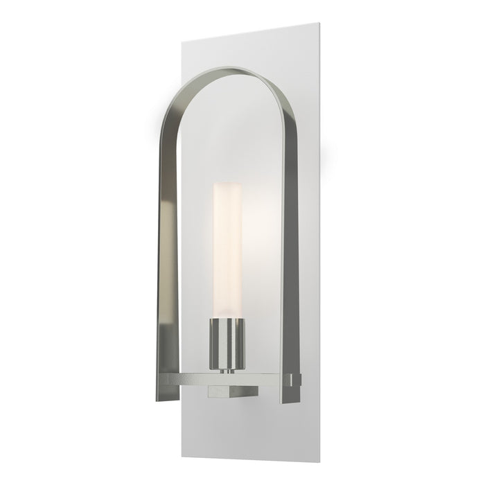 Triomphe 1-Light Sconce in White with Sterling Accent - 201070-SKT-02-85-FD0462 by Hubbardton Forge