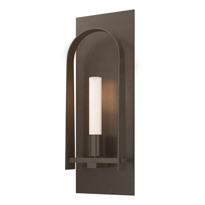 Triomphe 1-Light Sconce in Bronze with Bronze Accent - 201070-SKT-05-05-FD0462 by Hubbardton Forge