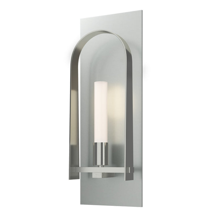 Triomphe 1-Light Sconce in Vintage Platinum with Sterling Accent - 201070-SKT-82-85-FD0462 by Hubbardton Forge