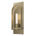 Triomphe 1-Light Sconce in Soft Gold with Modern Brass Accent - 201070-SKT-84-86-FD0462 by Hubbardton Forge