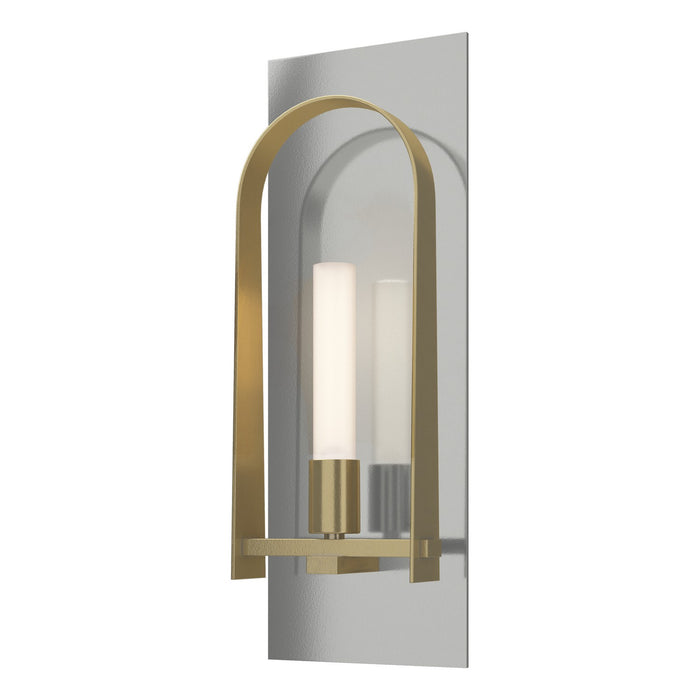 Triomphe 1-Light Sconce in Sterling with Modern Brass Accent - 201070-SKT-85-86-FD0462 by Hubbardton Forge