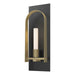 Triomphe 1-Light Sconce in Ink with Modern Brass Accent - 201070-SKT-89-86-FD0462 by Hubbardton Forge