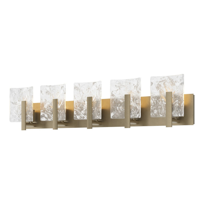 Arc 5-Light Bath Sconce in Soft Gold - 201313-SKT-84-YR0719 by Hubbardton Forge