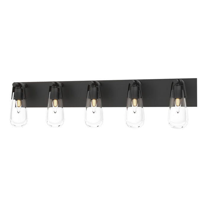 Eos 5-Light Bath Sconce in Black - 201333-SKT-10-ZM0718 by Hubbardton Forge