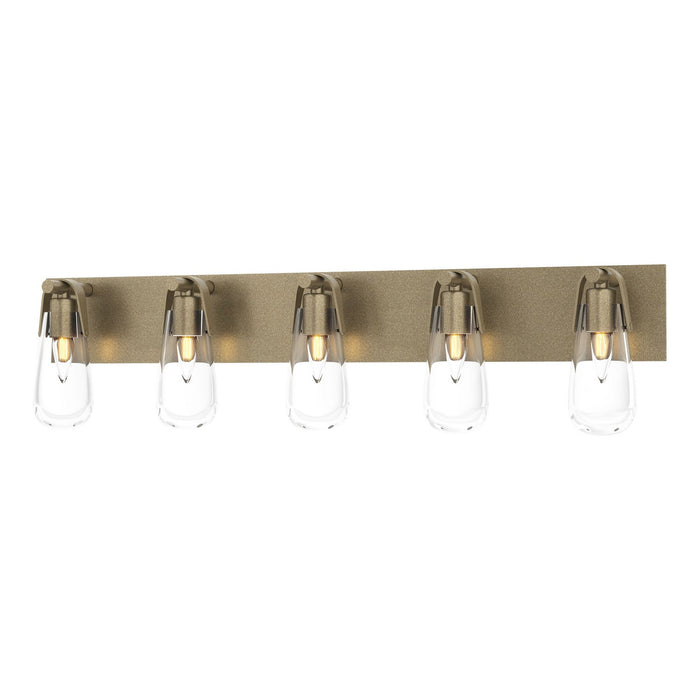 Eos 5-Light Bath Sconce in Soft Gold - 201333-SKT-84-ZM0718 by Hubbardton Forge