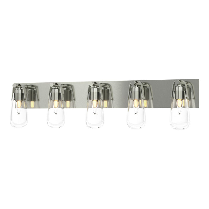 Eos 5-Light Bath Sconce in Sterling - 201333-SKT-85-ZM0718 by Hubbardton Forge