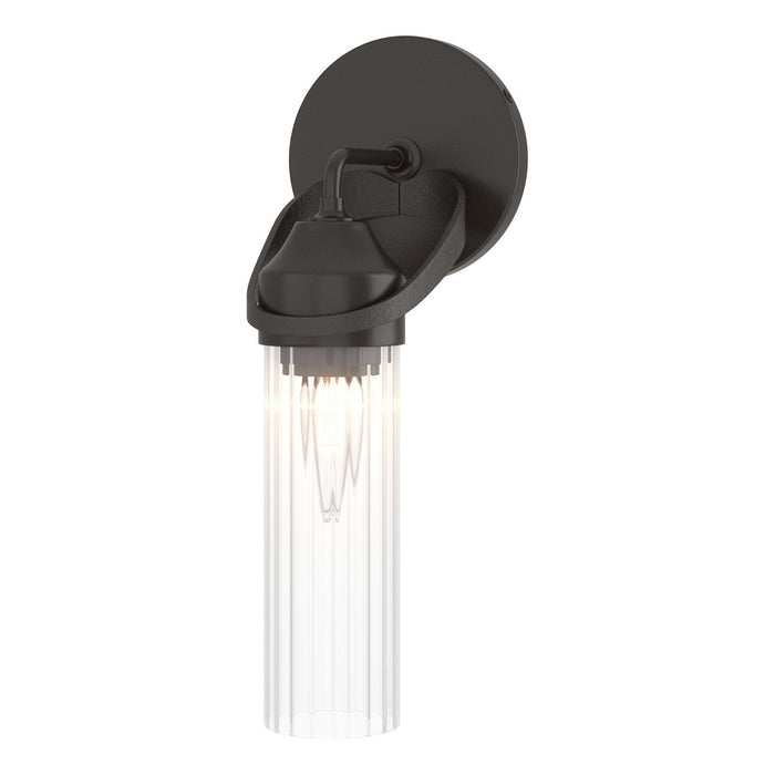 Bow 1-Light Bath Sconce in Oil Rubbed Bronze - 201344-SKT-14-ZM0634 by Hubbardton Forge