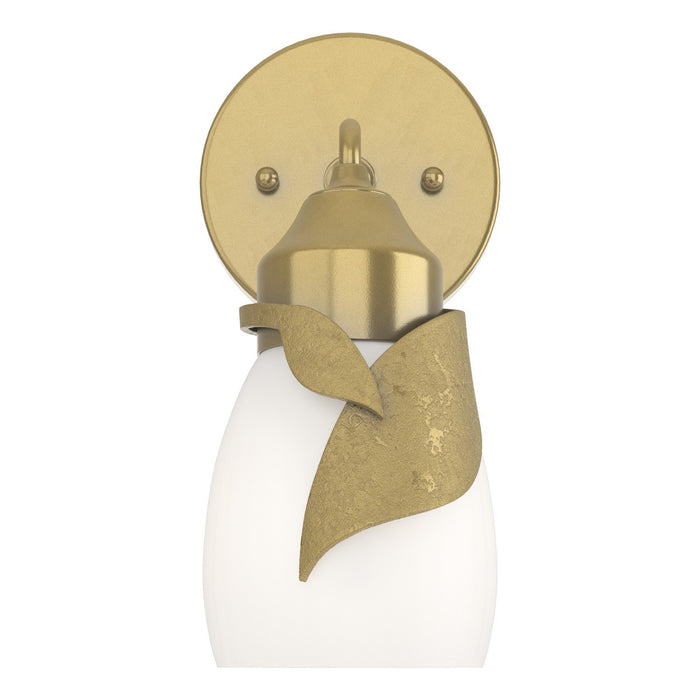 Lapas 1-Light Bath Sconce in Modern Brass - 201350-SKT-86-GG0330 by Hubbardton Forge