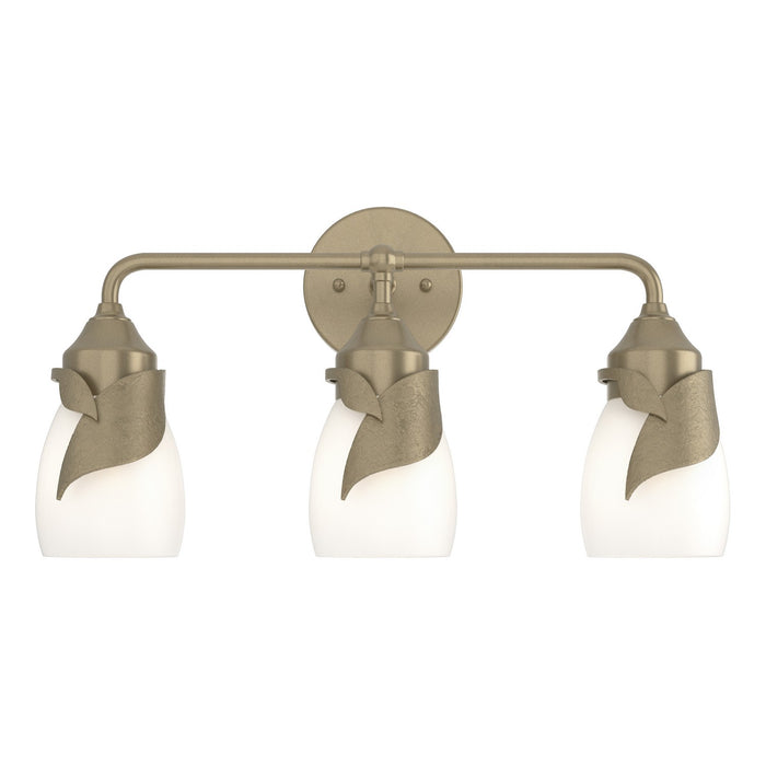 Lapas 3-Light Bath Sconce in Soft Gold - 201352-SKT-84-GG0330 by Hubbardton Forge