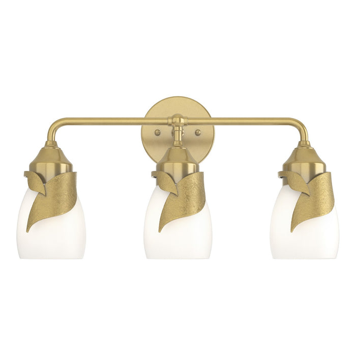 Lapas 3-Light Bath Sconce in Modern Brass - 201352-SKT-86-GG0330 by Hubbardton Forge