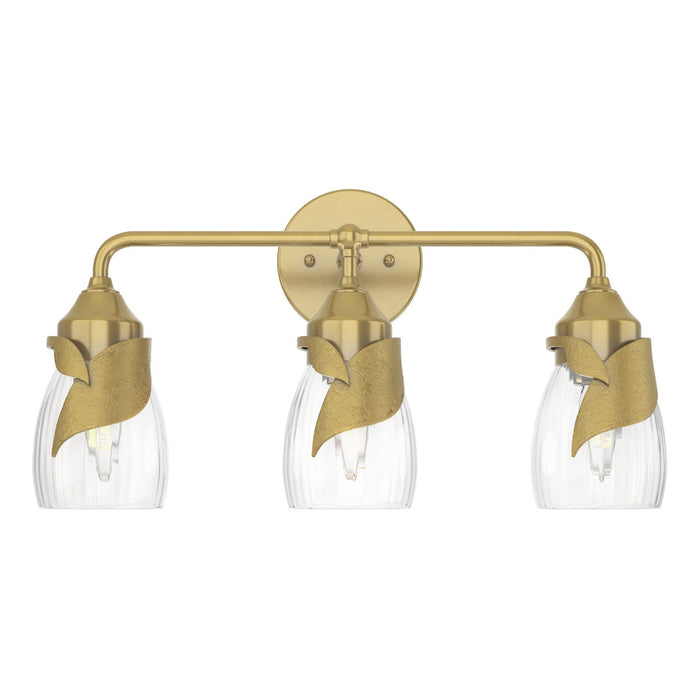 Lapas 3-Light Bath Sconce in Modern Brass - 201352-SKT-86-LL0330 by Hubbardton Forge