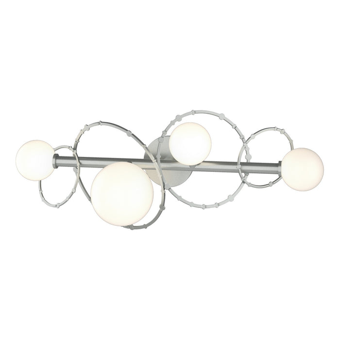 Olympus 4-Light Bath Sconce in Vintage Platinum - 201361-SKT-82-GG0712 by Hubbardton Forge