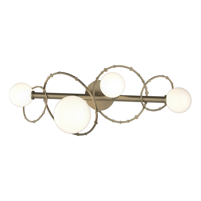 Olympus 4-Light Bath Sconce in Soft Gold - 201361-SKT-84-GG0712 by Hubbardton Forge