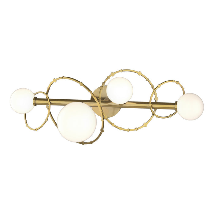 Olympus 4-Light Bath Sconce in Modern Brass - 201361-SKT-86-GG0712 by Hubbardton Forge