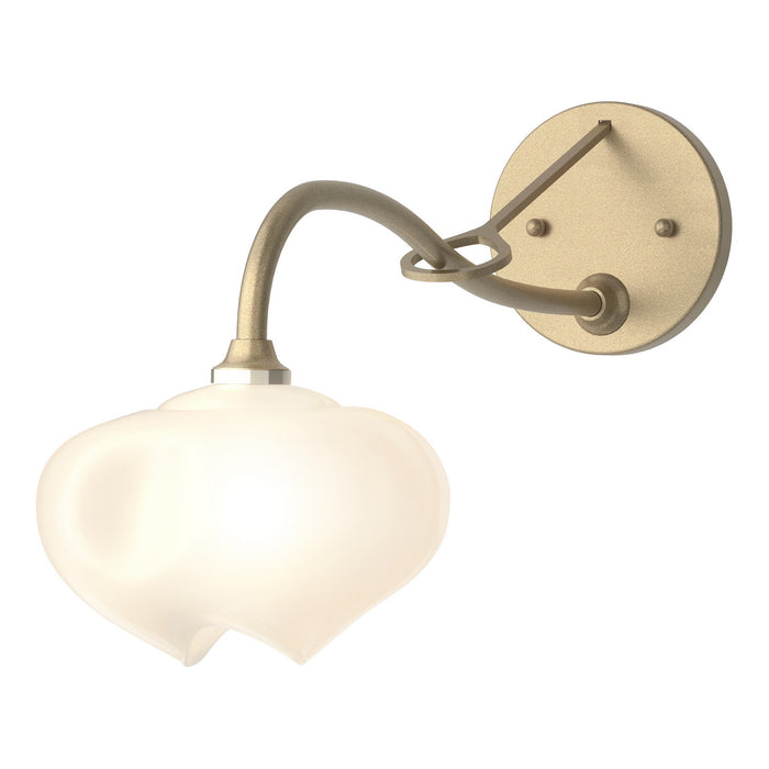 Ume 1-Light Long-Arm Sconce in Soft Gold - 201371-SKT-84-FD0710 by Hubbardton Forge