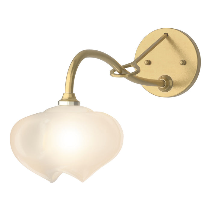 Ume 1-Light Long-Arm Sconce in Modern Brass - 201371-SKT-86-FD0710 by Hubbardton Forge