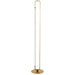 FYA-5932LEDF-AGB - Freya LED Floor Lamp in Aged Brass by Dainolite