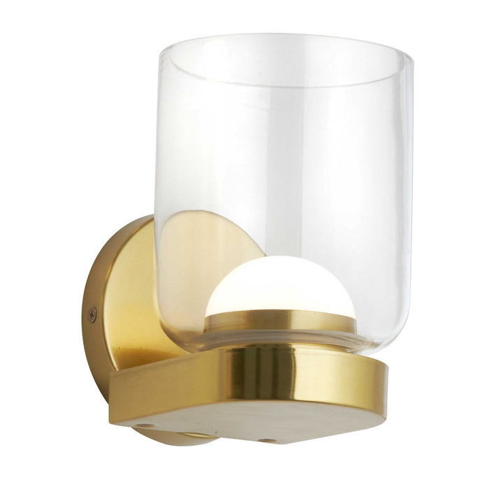 NAD-510LEDW-AGB - Nadine LED Wall Sconce in Clear by Dainolite