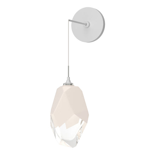 Chrysalis Large Low Voltage Sconce in White - 201398-SKT-02-WP0755 by Hubbardton Forge