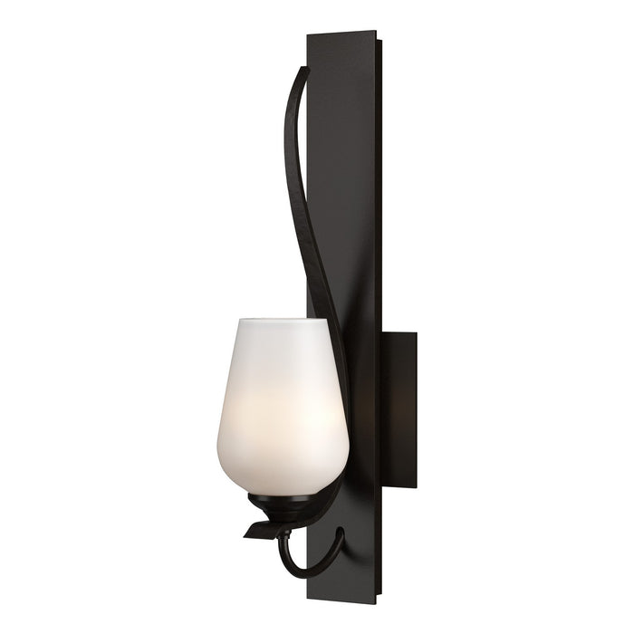 Flora Sconce in Oil Rubbed Bronze - 203035-SKT-14-GG0303 by Hubbardton Forge