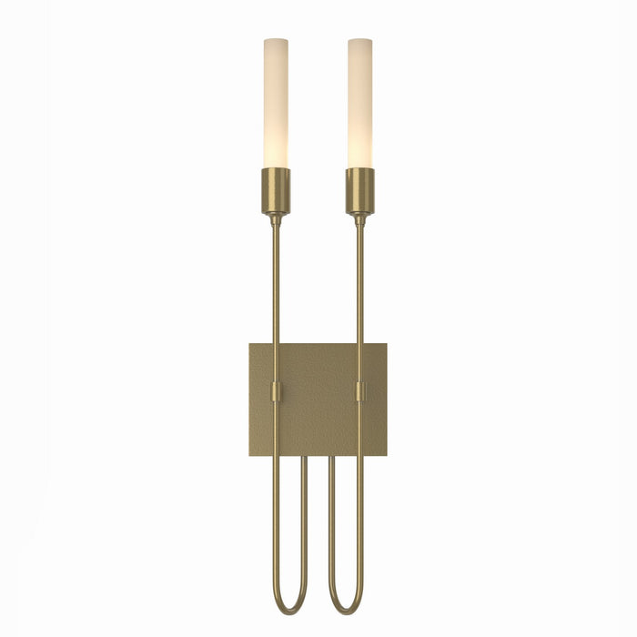 Lisse 2 Light Sconce in Modern Brass - 203053-SKT-86 by Hubbardton Forge