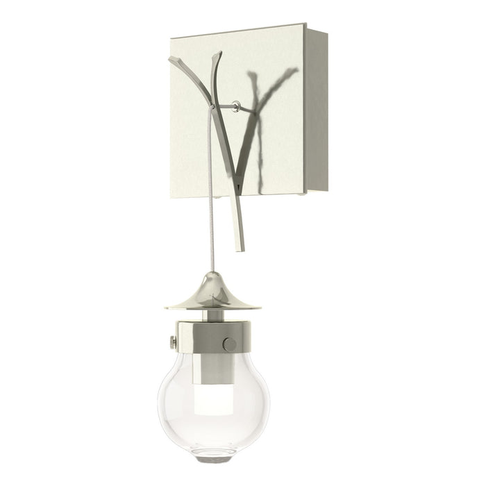 Kiwi Sconce in Sterling - 203325-SKT-85-ZM0565 by Hubbardton Forge