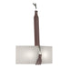 Saratoga Sconce in Black with Polished Nickel Accent - 204070-SKT-10-24-LB-SE1613 by Hubbardton Forge