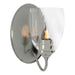 Simple Lines Sconce in Sterling - 204213-SKT-85-LL0083 by Hubbardton Forge