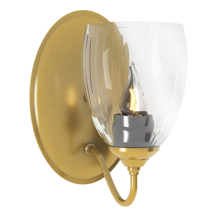 Simple Lines Sconce in Modern Brass - 204213-SKT-86-LL0083 by Hubbardton Forge