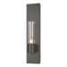 Pillar 1 Light Sconce in Dark Smoke - 204420-SKT-07-II0392 by Hubbardton Forge