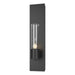 Pillar 1 Light Sconce in Black - 204420-SKT-10-II0392 by Hubbardton Forge