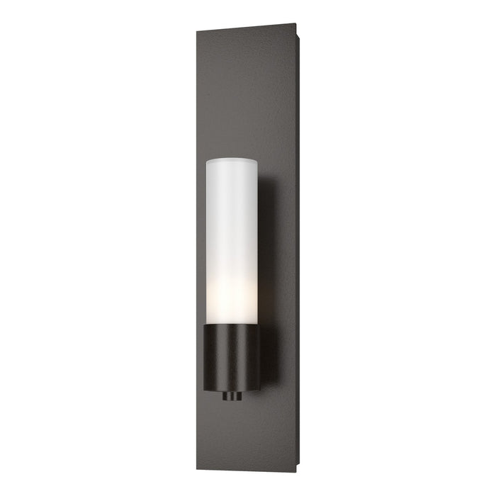 Pillar 1 Light Sconce in Oil Rubbed Bronze - 204420-SKT-14-GG0392 by Hubbardton Forge