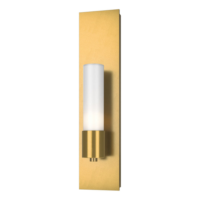 Pillar 1 Light Sconce in Modern Brass - 204420-SKT-86-GG0392 by Hubbardton Forge