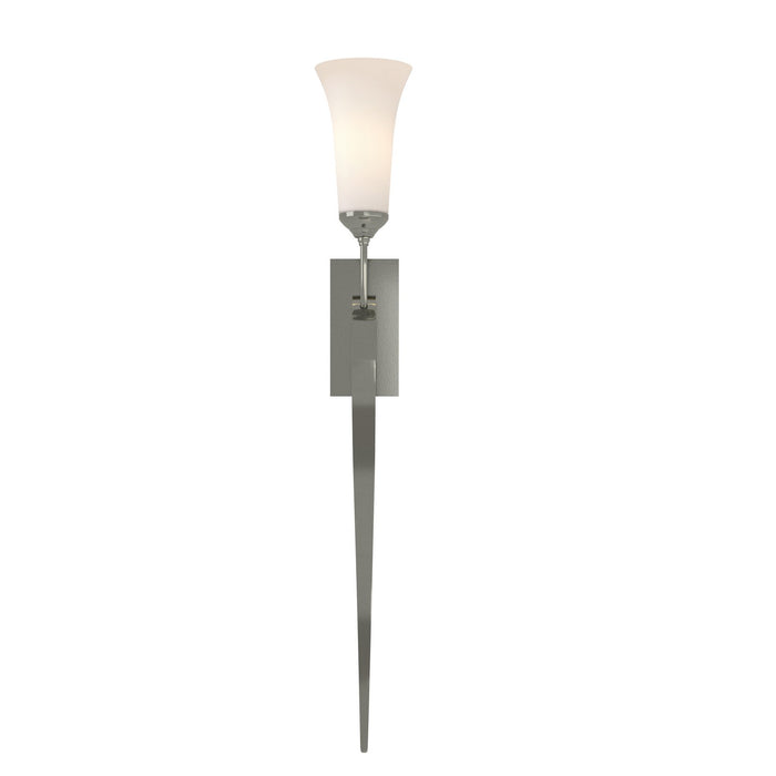 Sweeping Taper Sconce in Sterling - 204526-SKT-85-GG0068 by Hubbardton Forge