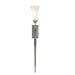 Sweeping Taper Sconce in Sterling - 204526-SKT-85-GG0068 by Hubbardton Forge