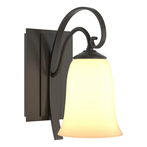 Scroll Sconce in Dark Smoke - 204531-SKT-07-GG0035 by Hubbardton Forge