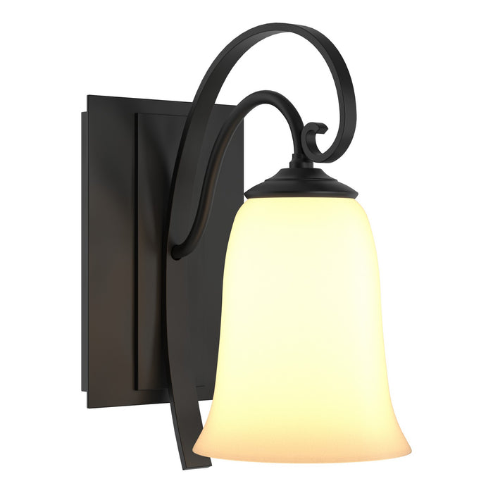 Scroll Sconce in Black - 204531-SKT-10-GG0035 by Hubbardton Forge