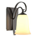 Scroll Sconce in Oil Rubbed Bronze - 204531-SKT-14-GG0035 by Hubbardton Forge