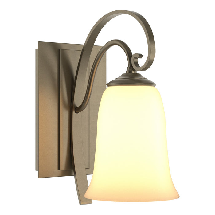 Scroll Sconce in Soft Gold - 204531-SKT-84-GG0035 by Hubbardton Forge