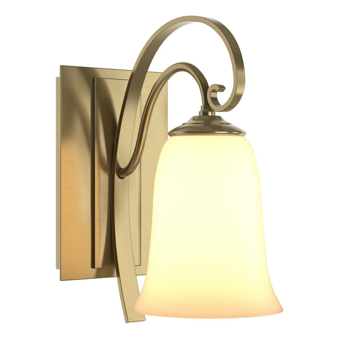 Scroll Sconce in Modern Brass - 204531-SKT-86-GG0035 by Hubbardton Forge