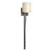 Formae Contemporary 1 Light Sconce in Dark Smoke - 204670-SKT-07-GG0169 by Hubbardton Forge