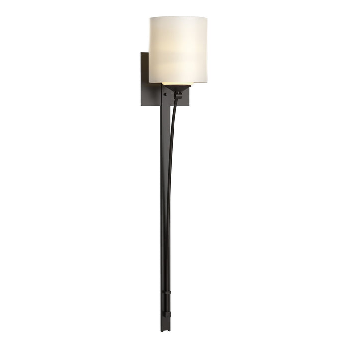 Formae Contemporary 1 Light Sconce in Oil Rubbed Bronze - 204670-SKT-14-GG0169 by Hubbardton Forge