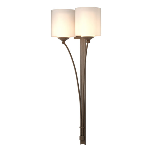 Formae Contemporary 2 Light Sconce in Bronze - 204672-SKT-05-GG0169 by Hubbardton Forge