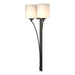 Formae Contemporary 2 Light Sconce in Black - 204672-SKT-10-GG0169 by Hubbardton Forge